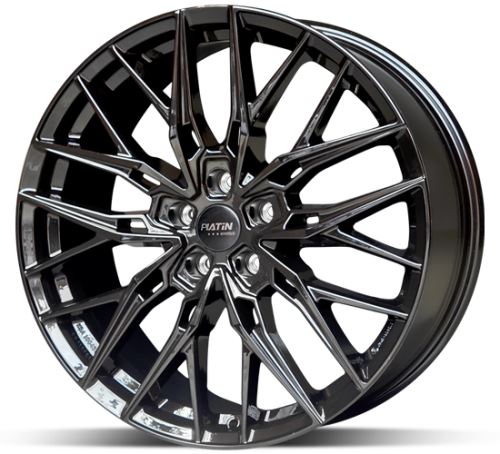 Alu disk Platin P125 FullBlack 8x20 5x112 ET27 černý lesklý