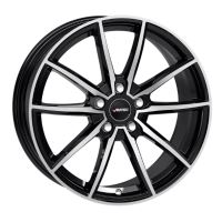 Alu disk AUTEC Skara 7.5x17, 5x112, 66.6, ET43 Black polished