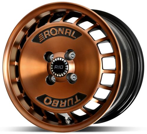 Alu disk Ronal R10 Turbo Copper 7x15 4x100 ET37 leštěný měděný