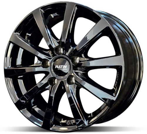 Alu disk Platin P69 ShinyBlack 7x17 5x114 ET40 černý lesklý