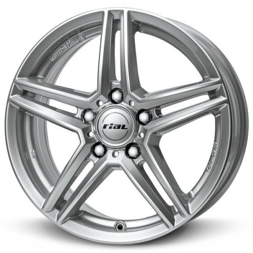 Alu disk RIAL M10X 7.5x17, 5x112, 66.5, ET36 polar-silver