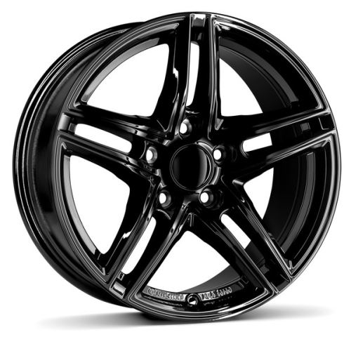 Alu disk Borbet XR 7x16, 5x120, 72.5, ET31 black glossy