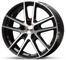 Alu disk Platin P73 Black 6x15 5x100 ET38,1 černý leštěný