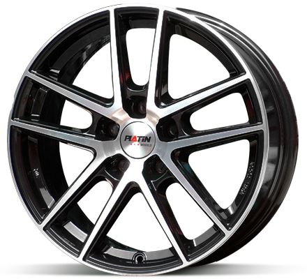 Alu disk Platin P73 Black 6x15 5x100 ET38,1 černý leštěný