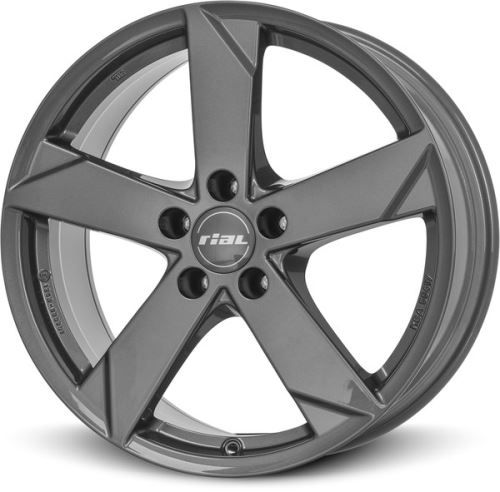 Alu disk RIAL Kodiak 8x19, 5x112, 57.1, ET50 graphite