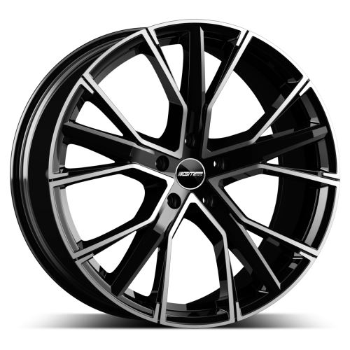 Alu disk GMP Gunner 9x20, 5x130, 71.6, ET45 Black Diamond