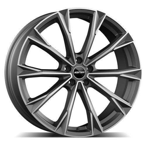 Alu disk GMP Totale 8x19, 5x112, 57.1, ET43 Matt Anthracite Diamond
