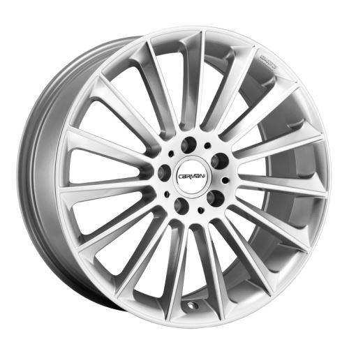 Alu disk CARMANI 17 Fritz 10.5x21, 5x112, 66.6, ET25 white silver