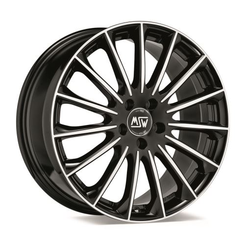 Alu disk MSW AVANTGARDE MSW 30 8.5x20, 5x112, 73, ET35 GLOSS BLACK FULL POLISHED