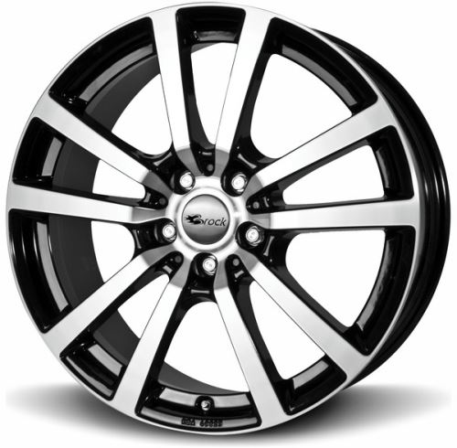 Alu disk Brock RC25 8.5x19, 5x127, 71.6, ET50 Schwarz Glanz Voll-Poliert (SGVP)