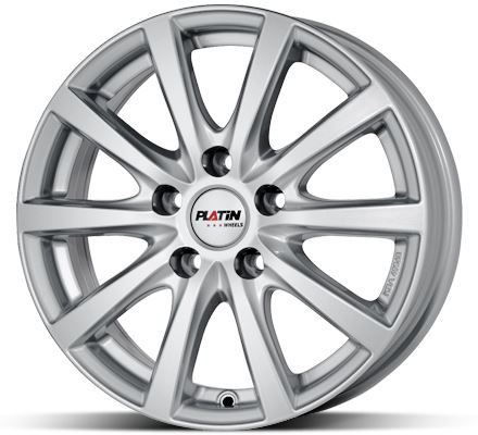 Alu disk Platin P69 BrightSilver 7x17 5x100 ET35 stříbrný světlý
