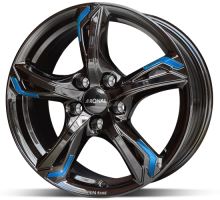 Alu disk Ronal R62 JB Blue 8,5x20 5x112 ET40 černý lesklý modrý