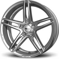Alu disk Brock B33 8x18, 5x120, 72.6, ET38 Kristallsilber (KS)