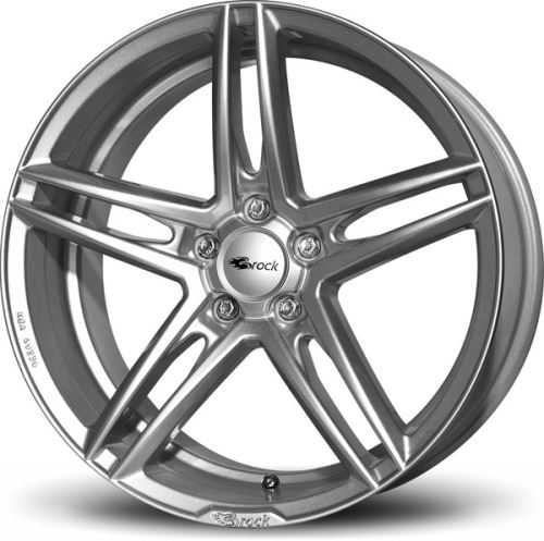 Alu disk Brock B33 8x18, 5x120, 72.6, ET38 Kristallsilber (KS)