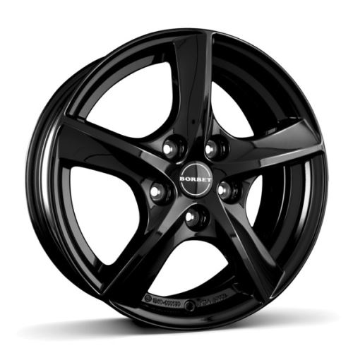 Alu disk Borbet TL 5.5x15, 5x112, 66.6, ET46 black glossy