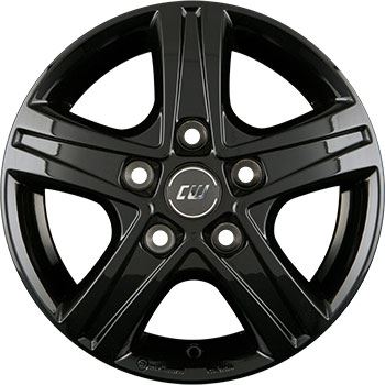 Alu disk Borbet CWD 6x16, 5x118, 71.1, ET68 black glossy