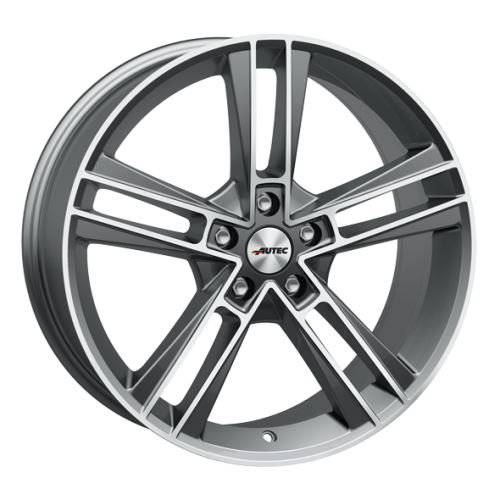 Alu disk AUTEC Rias 8.5x20, 5x120, 64.1, ET40 Titanium silver matt polished
