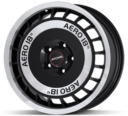 Alu disk Ronal R50 8x18 5x112 ET45 černý leštěný