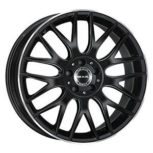 Alu disk MAK ARROW-D 11x21, 5x112, 66.6, ET49 GLOSS BLACK MIRROR RING