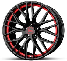 Alu disk MAM RS4 BPRI 8x18 5x114 ET40 černý červený Alu disk MAM RS4 BPRI 8x18 5x114 ET40 černý červený