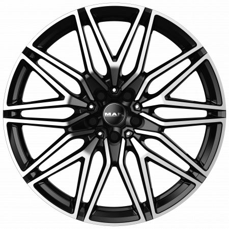 Alu disk MAK STURM 10x22, 5x112, 66.6, ET37 BLACK MIRROR