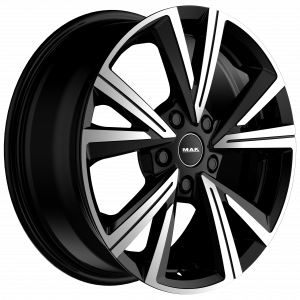 Alu disk MAK QVARZ 7.5x18, 5x114.3, 76, ET45 BLACK MIRROR