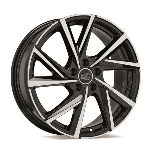 Alu disk MSW ALL SEASON MSW 80-5 7x17, 5x114,3, 64.06, ET45 GLOSS BLACK FULL POLISHED