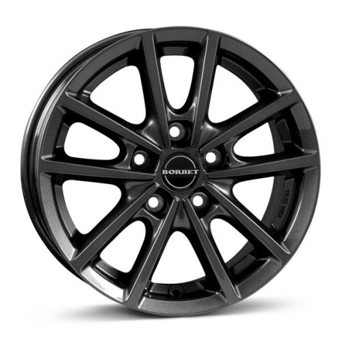 Alu disk Borbet W 6x15, 5x114,3, 72.5, ET43 mistral anthracite glossy