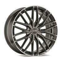 Alu disk OZ I-Tech GRAN TURISMO HLT 9.5x20, 5x112, 75, ET22 STAR GRAPHITE DIAMOND LIP
