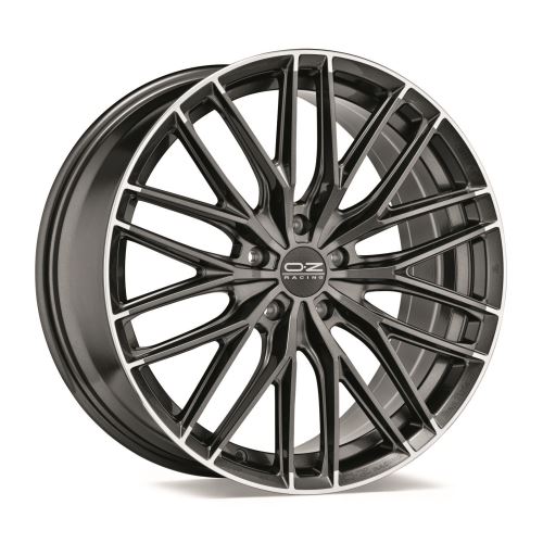 Alu disk OZ I-Tech GRAN TURISMO HLT 9.5x20, 5x112, 75, ET22 STAR GRAPHITE DIAMOND LIP
