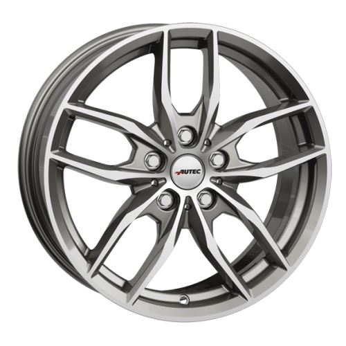 Alu disk AUTEC Bavaris 8x19, 5x112, 66.6, ET54 Titanium silver polished
