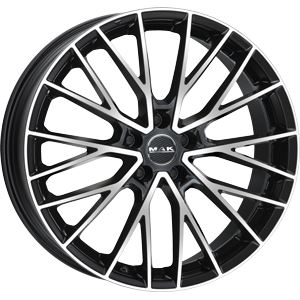 Alu disk MAK SPECIALE 8.5x19, 5x114.3, 76, ET40 BLACK MIRROR