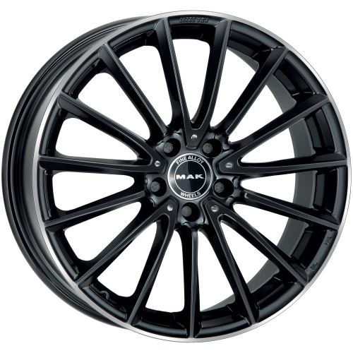 Alu disk MAK KOMET 9x19, 5x112, 66.6, ET30 GLOSS BLACK MIRROR RING