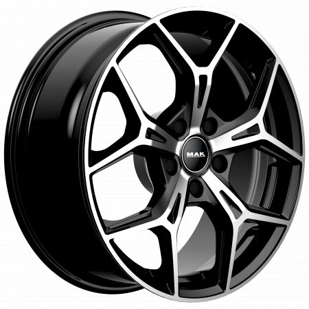 Alu disk MAK EPICA 6.5x18, 5x114.3, 66.1, ET38 BLACK MIRROR