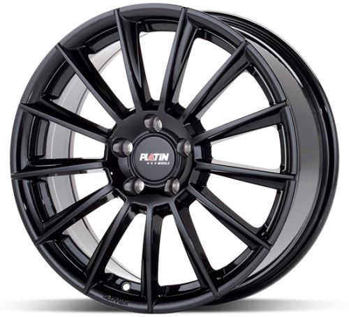 Alu disk Platin P74 FullBlack 7,5x18 5x112 ET49 černý lesklý