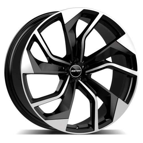 Alu disk GMP Rebel 8.5x20, 5x112, 66.5, ET35 Black Diamond