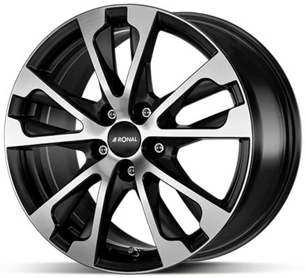 Alu disk Ronal R61 JBM FC 7,5x17 5x114 ET40 černý leštěný