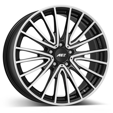 Alu disk AEZ Berlin dark 7.5x19, 5x112, 66.6, ET53 Black/polished