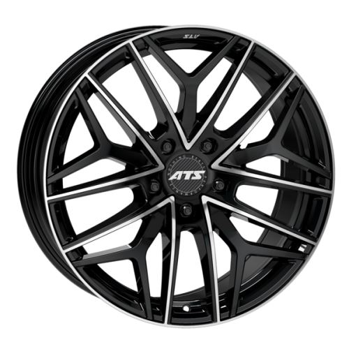 Alu disk ATS Passion 10.0x22, 5x112, 66.5, ET32 diamant-schwarz frontpoliert