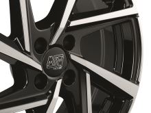 Alu disk MSW ALL SEASON MSW 80-4 6x15, 4x100, 63.4, ET45 GLOSS BLACK FULL POLISHED (6)