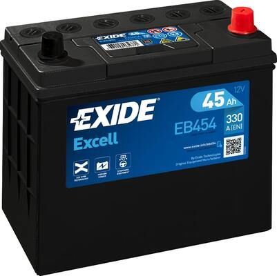 EXIDE Autobaterie EXCEL 12V 45Ah 330A, 237x127x227mm