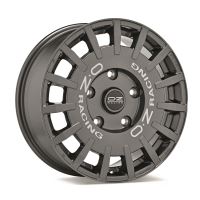 Alu disk OZ SPORT RALLY RACING 7x17, 4x108, 75, ET40 DARK GRAPHITE SILVER LETTERING