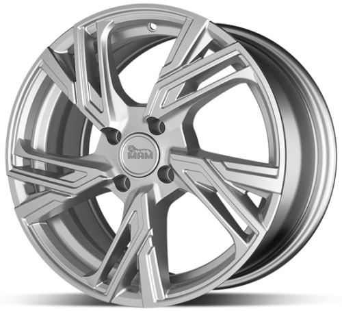 Alu disk MAM RS5 Silver 8,5x19 5x112 ET45 stříbrný