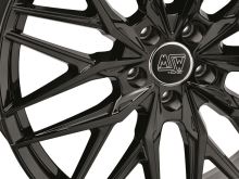 Alu disk MSW AVANTGARDE MSW 50 10x21, 5x112, 66.6, ET19 GLOSS BLACK (3)