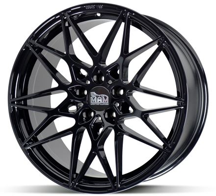 Alu disk MAM B2 FullBlack 8,5x20 5x120 ET35 černý