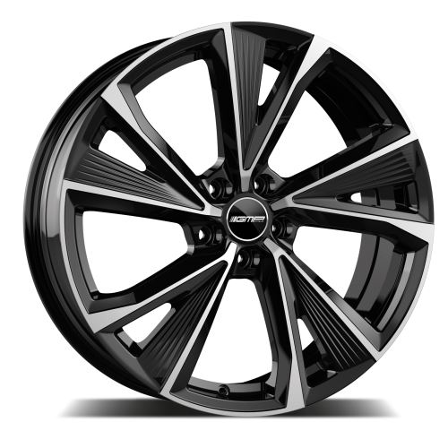Alu disk GMP Evento 7.5x18, 5x112, 66.5, ET45 Black Diamond