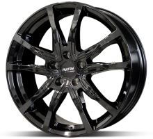 Alu disk Platin P124 FullBlack 8x18 5x112 ET39 černý lesklý