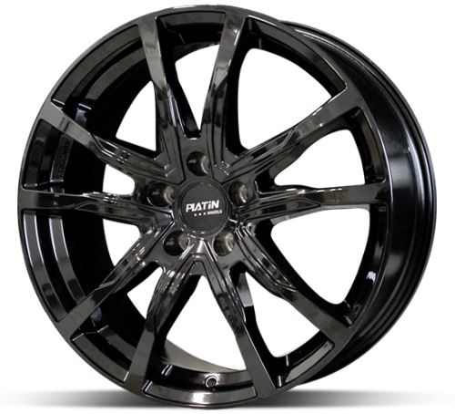 Alu disk Platin P124 FullBlack 8x19 5x114 ET43 černý lesklý