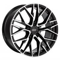 Alu disk CARMANI 20 Ludwig 9x20, 5x112, 66.6, ET35 black polish